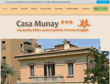 Tablet Screenshot of casamunay.it